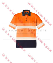 Load image into Gallery viewer, Unisex Hi Vis Segmented S/S Hoop Taped Polo - Solomon Brothers Apparel
