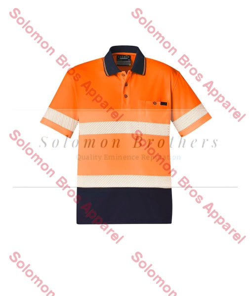 Unisex Hi Vis Segmented S/S Hoop Taped Polo - Solomon Brothers Apparel