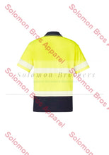 Load image into Gallery viewer, Unisex Hi Vis Segmented S/S Hoop Taped Polo - Solomon Brothers Apparel
