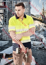Load image into Gallery viewer, Unisex Hi Vis Segmented S/S Hoop Taped Polo - Solomon Brothers Apparel
