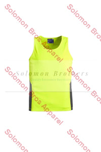 Unisex Hi Vis Squad Singlet - Solomon Brothers Apparel