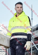 Load image into Gallery viewer, Unisex Hi Vis Stretch Taped Hoodie - Solomon Brothers Apparel

