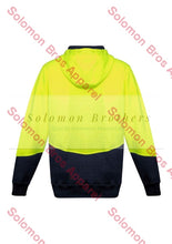 Load image into Gallery viewer, Unisex Hi Vis Textured Jacquard Full Zip Hoodie - Solomon Brothers Apparel
