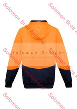 Load image into Gallery viewer, Unisex Hi Vis Textured Jacquard Full Zip Hoodie - Solomon Brothers Apparel
