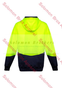Unisex Hi Vis Textured Jacquard Full Zip Hoodie - Solomon Brothers Apparel