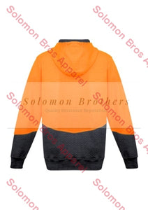 Unisex Hi Vis Textured Jacquard Full Zip Hoodie - Solomon Brothers Apparel