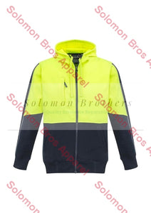 Unisex Hi Vis Zip Hoodie - Solomon Brothers Apparel