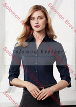 Load image into Gallery viewer, Urban Ladies 3/4 Sleeve Blouse - Solomon Brothers Apparel
