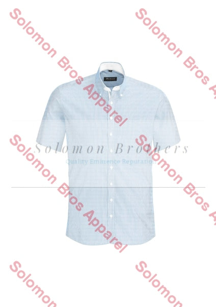 Wall Street Mens Short Sleeve Shirt - Solomon Brothers Apparel