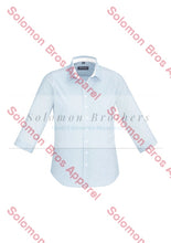 Load image into Gallery viewer, Wall Street Womens 3/4 Sleeve Blouse - Solomon Brothers Apparel
