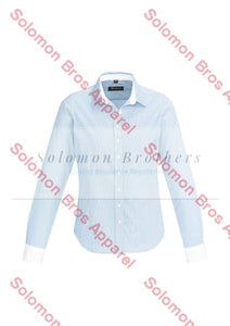 Wall Street Womens Long Sleeve Blouse - Solomon Brothers Apparel