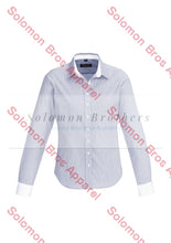 Load image into Gallery viewer, Wall Street Womens Long Sleeve Blouse - Solomon Brothers Apparel
