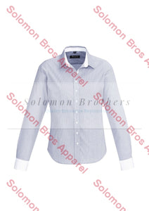 Wall Street Womens Long Sleeve Blouse - Solomon Brothers Apparel