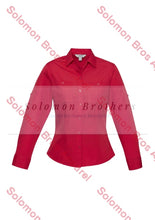 Load image into Gallery viewer, Wellington Ladies Long Sleeve Blouse - Solomon Brothers Apparel
