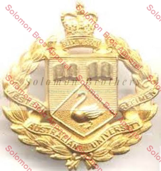 Western Australia University Regiment Badge - Solomon Brothers Apparel