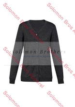 Load image into Gallery viewer, Womens Button Front Knit Cardigan Charcoal / Xxsm Health &amp; Beauty
