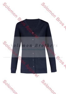 Womens Button Front Knit Cardigan Navy / Xxsm Health & Beauty