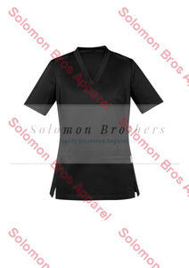 Womens Cotton Rich V-Neck Scrub Top - Solomon Brothers Apparel