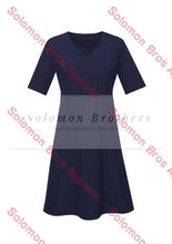 Load image into Gallery viewer, Womens Extended Short Sleeve Midi Dress - Solomon Brothers Apparel
