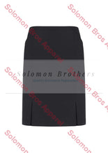 Load image into Gallery viewer, Womens Front Pleat Detail Straight Skirt - Solomon Brothers Apparel
