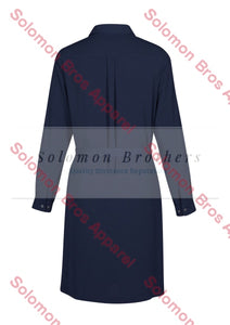 Womens Georgette Shirt Dress - Solomon Brothers Apparel