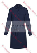 Load image into Gallery viewer, Womens Georgette Shirt Dress - Solomon Brothers Apparel
