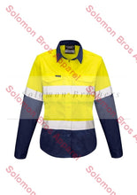 Load image into Gallery viewer, Womens Rugged Cooling Taped Hi Vis Spliced L/S Shirt - Solomon Brothers Apparel
