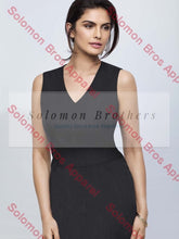 Load image into Gallery viewer, Womens Sleeveless V-Neck Dress - Solomon Brothers Apparel
