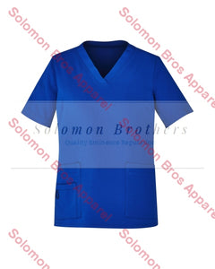 Womens V-Neck Scrub Top - Solomon Brothers Apparel