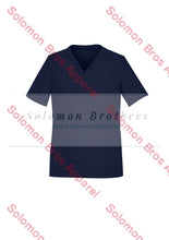 Load image into Gallery viewer, Womens V-Neck Scrub Top Midnight Navy / Sm Health &amp; Beauty
