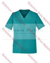 Load image into Gallery viewer, Womens V-Neck Scrub Top - Solomon Brothers Apparel
